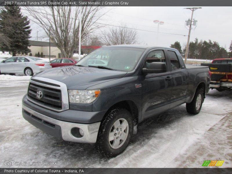 Slate Metallic / Graphite Gray 2007 Toyota Tundra SR5 Double Cab 4x4