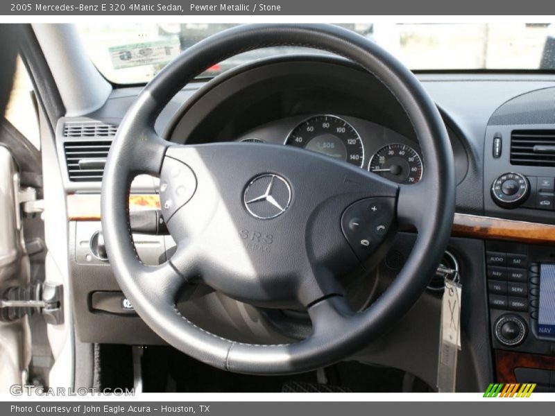 Pewter Metallic / Stone 2005 Mercedes-Benz E 320 4Matic Sedan
