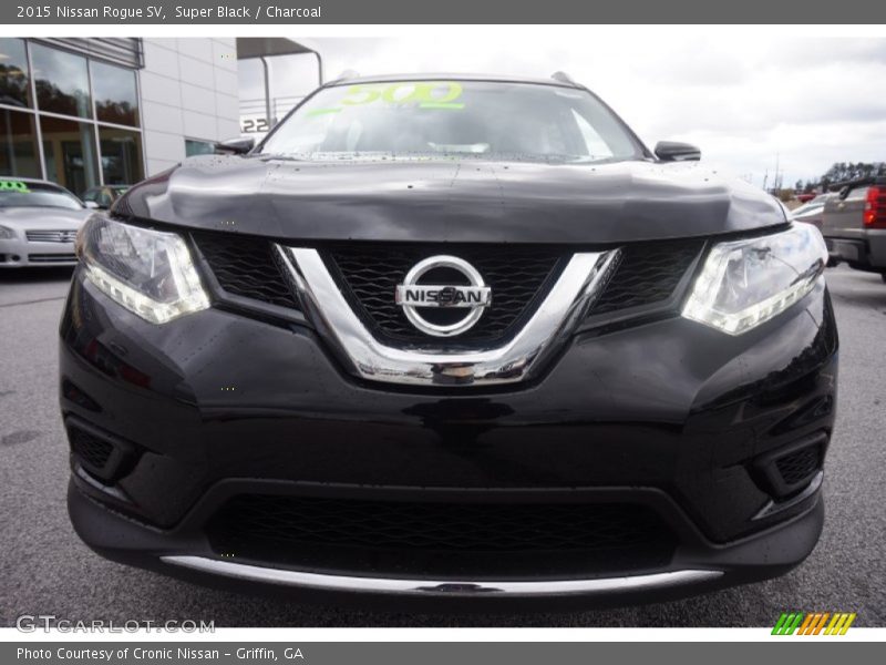 Super Black / Charcoal 2015 Nissan Rogue SV