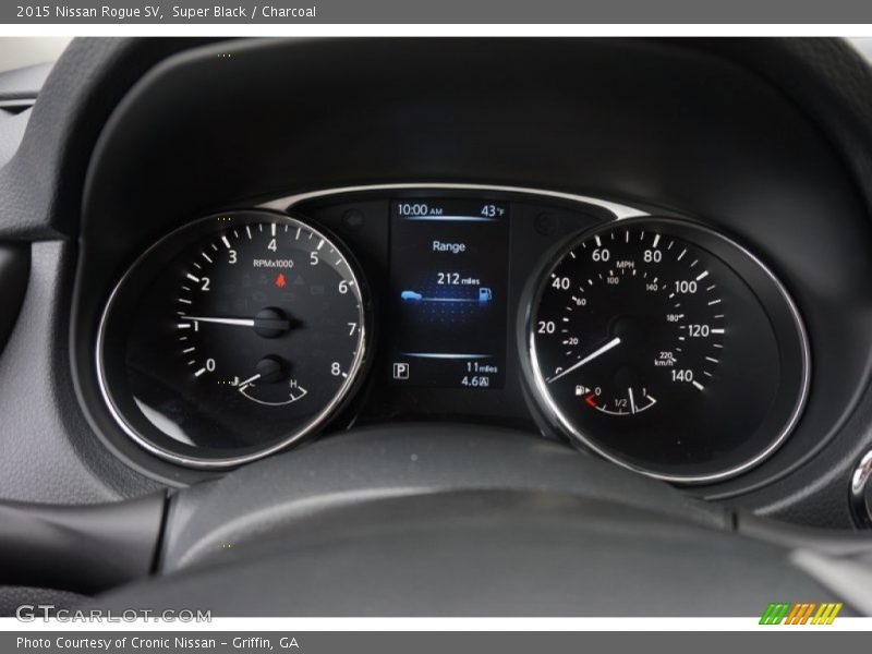  2015 Rogue SV SV Gauges