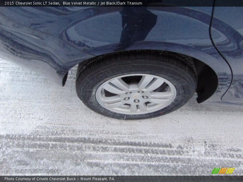 Blue Velvet Metallic / Jet Black/Dark Titanium 2015 Chevrolet Sonic LT Sedan