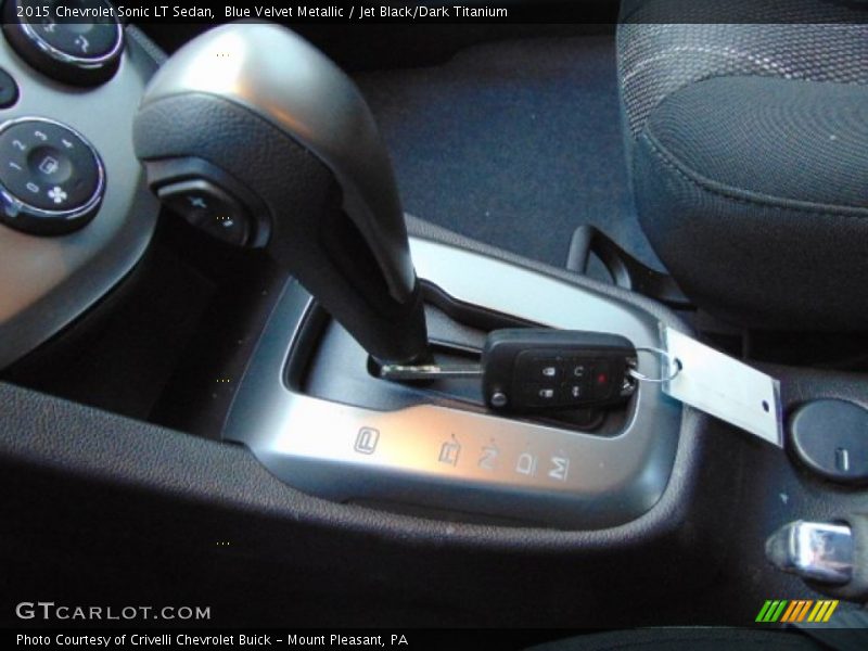 Blue Velvet Metallic / Jet Black/Dark Titanium 2015 Chevrolet Sonic LT Sedan