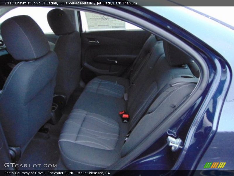 Blue Velvet Metallic / Jet Black/Dark Titanium 2015 Chevrolet Sonic LT Sedan