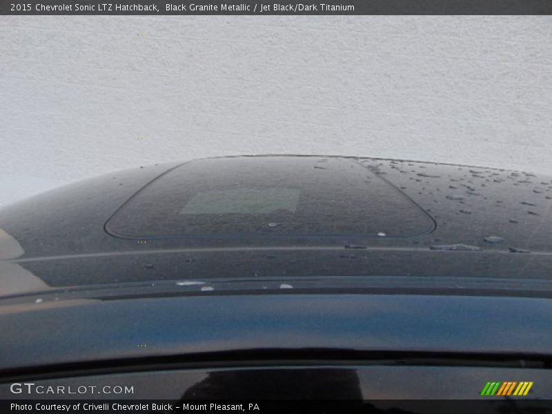 Black Granite Metallic / Jet Black/Dark Titanium 2015 Chevrolet Sonic LTZ Hatchback