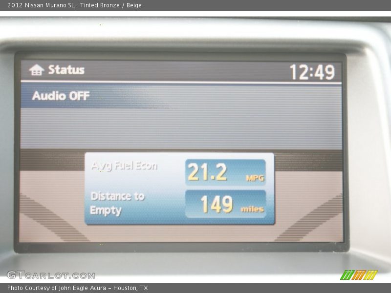 Tinted Bronze / Beige 2012 Nissan Murano SL