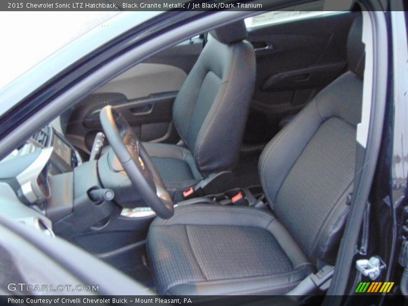 Front Seat of 2015 Sonic LTZ Hatchback