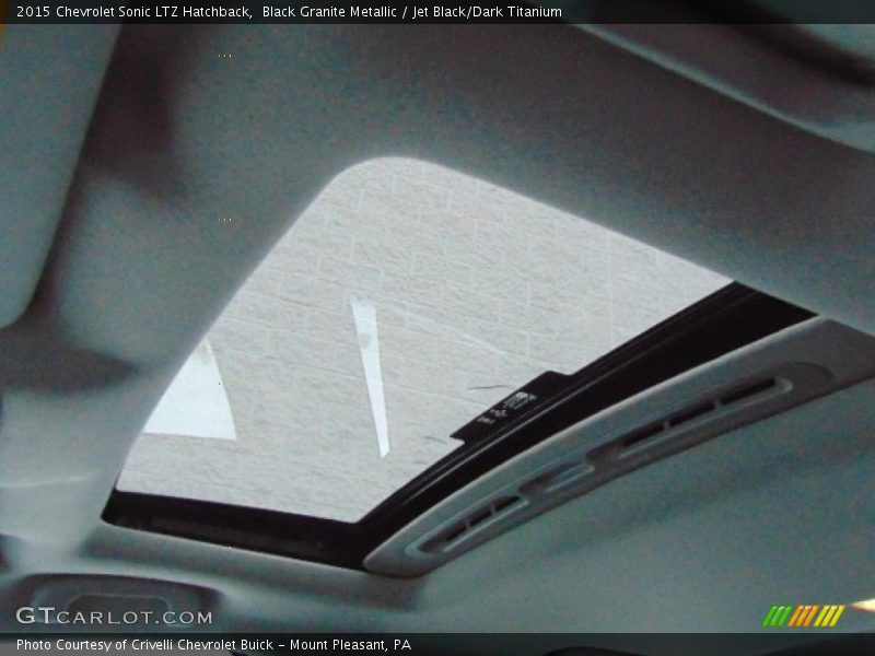 Sunroof of 2015 Sonic LTZ Hatchback
