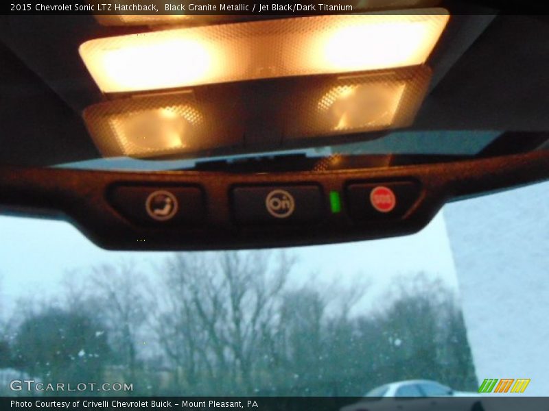 Black Granite Metallic / Jet Black/Dark Titanium 2015 Chevrolet Sonic LTZ Hatchback