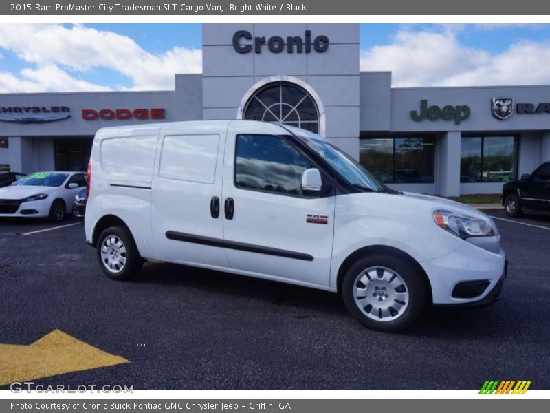 Bright White / Black 2015 Ram ProMaster City Tradesman SLT Cargo Van