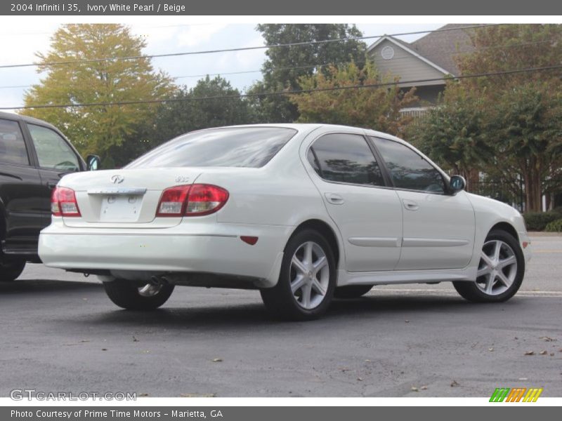 Ivory White Pearl / Beige 2004 Infiniti I 35