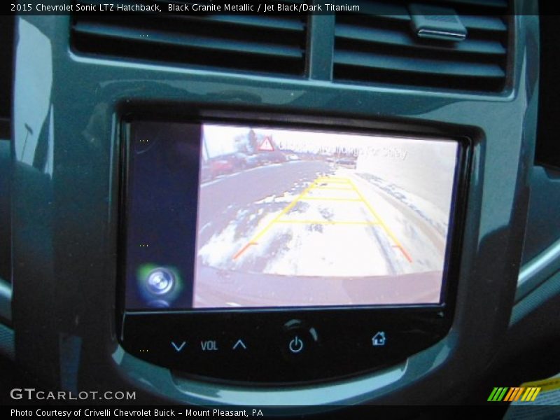 Black Granite Metallic / Jet Black/Dark Titanium 2015 Chevrolet Sonic LTZ Hatchback