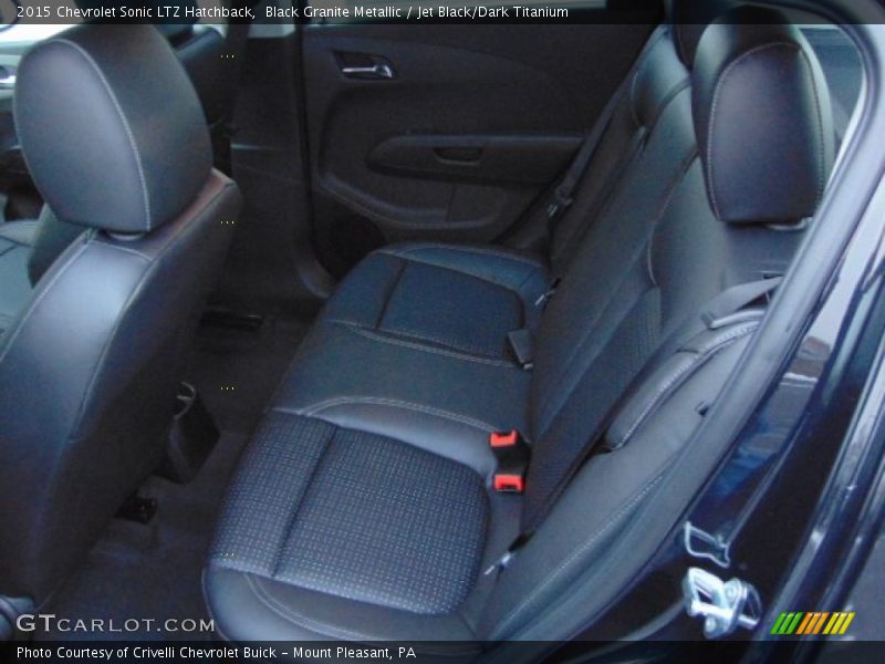Rear Seat of 2015 Sonic LTZ Hatchback