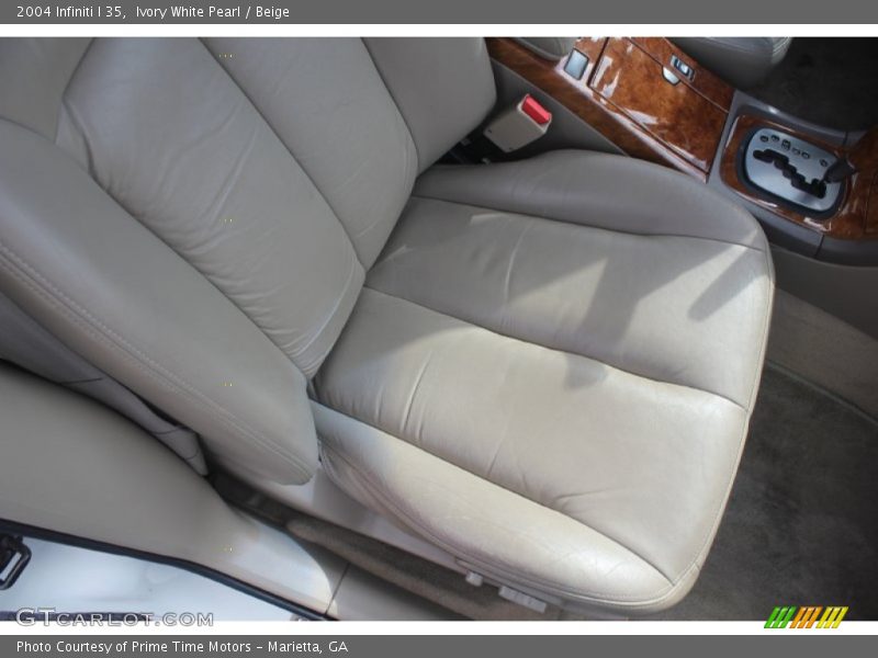 Ivory White Pearl / Beige 2004 Infiniti I 35