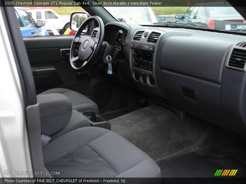 Silver Birch Metallic / Very Dark Pewter 2005 Chevrolet Colorado Z71 Regular Cab 4x4