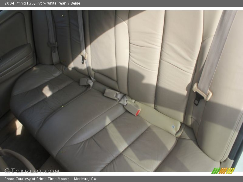 Ivory White Pearl / Beige 2004 Infiniti I 35