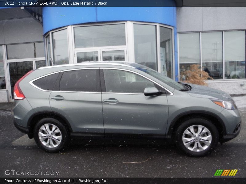 Opal Sage Metallic / Black 2012 Honda CR-V EX-L 4WD