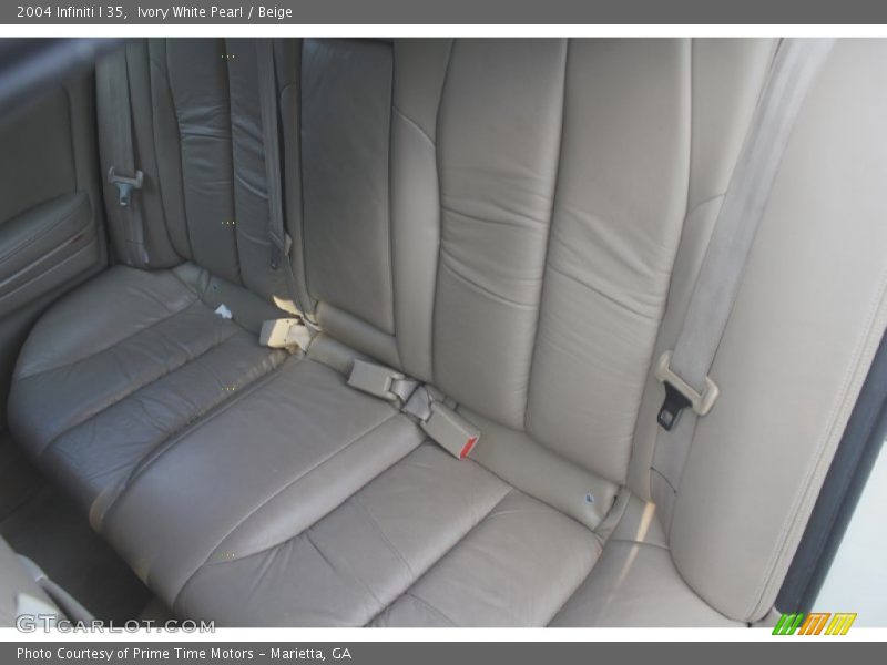 Ivory White Pearl / Beige 2004 Infiniti I 35