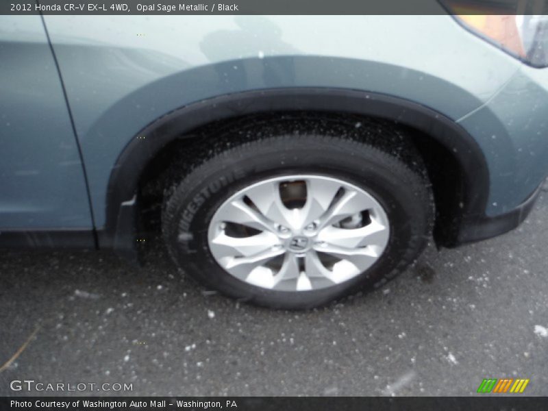 Opal Sage Metallic / Black 2012 Honda CR-V EX-L 4WD