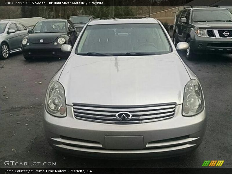 Brilliant Silver Metallic / Graphite 2004 Infiniti G 35 Sedan