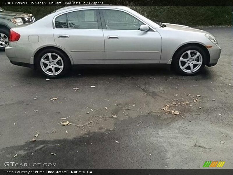 Brilliant Silver Metallic / Graphite 2004 Infiniti G 35 Sedan