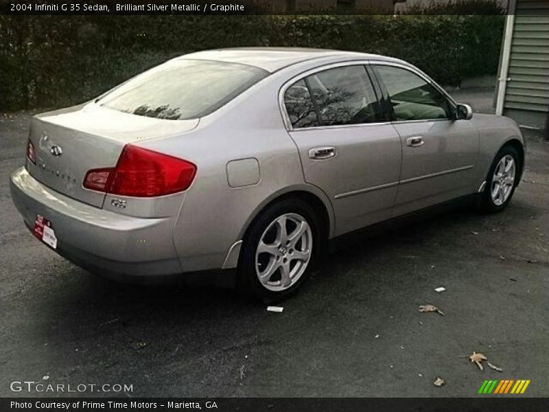 Brilliant Silver Metallic / Graphite 2004 Infiniti G 35 Sedan