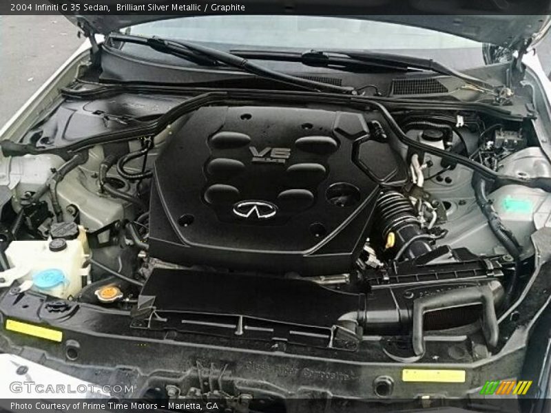 Brilliant Silver Metallic / Graphite 2004 Infiniti G 35 Sedan