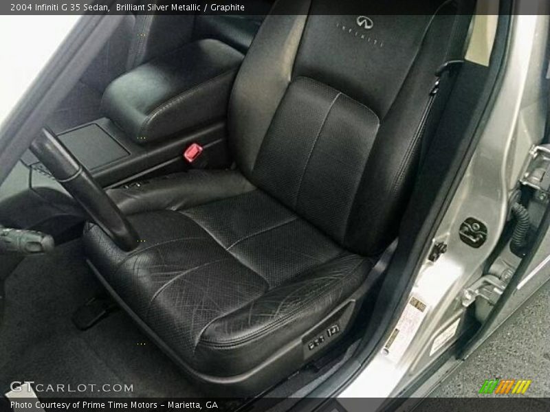 Brilliant Silver Metallic / Graphite 2004 Infiniti G 35 Sedan