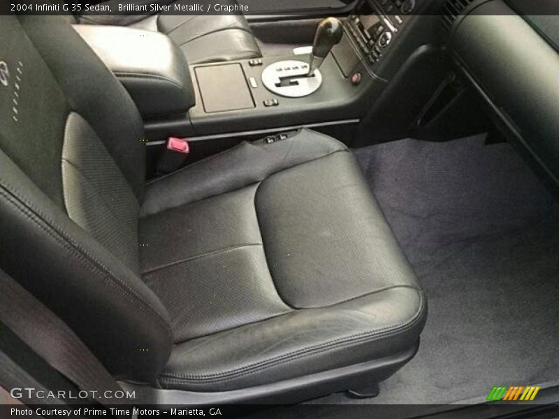 Brilliant Silver Metallic / Graphite 2004 Infiniti G 35 Sedan