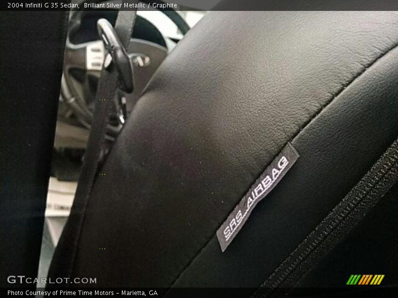 Brilliant Silver Metallic / Graphite 2004 Infiniti G 35 Sedan