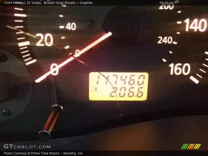 Brilliant Silver Metallic / Graphite 2004 Infiniti G 35 Sedan