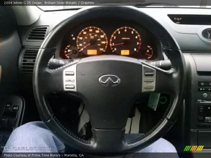 Brilliant Silver Metallic / Graphite 2004 Infiniti G 35 Sedan