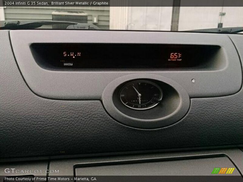 Brilliant Silver Metallic / Graphite 2004 Infiniti G 35 Sedan