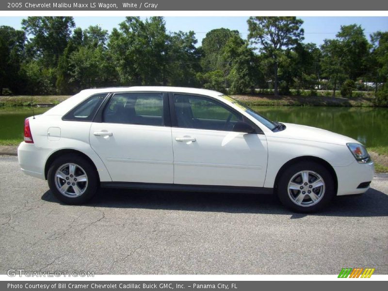 White / Gray 2005 Chevrolet Malibu Maxx LS Wagon