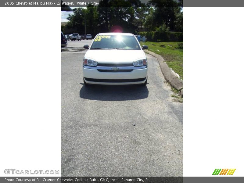 White / Gray 2005 Chevrolet Malibu Maxx LS Wagon