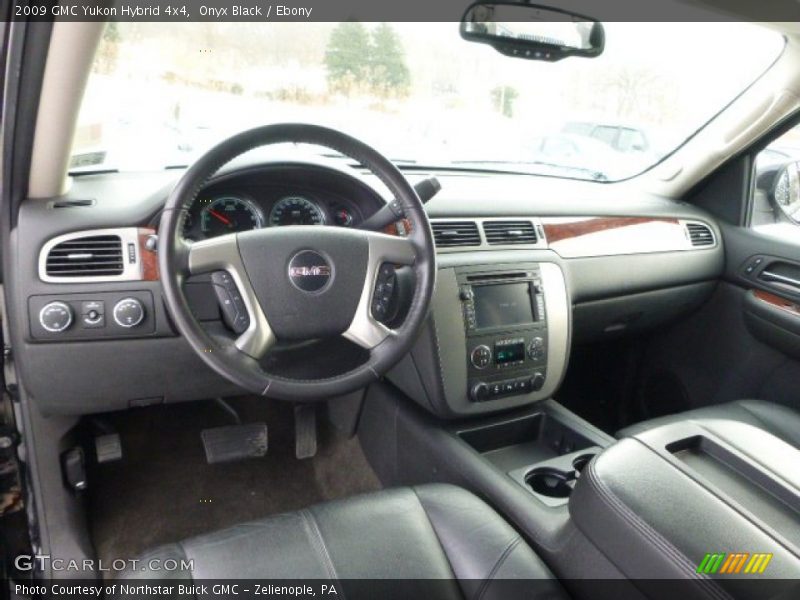 Onyx Black / Ebony 2009 GMC Yukon Hybrid 4x4