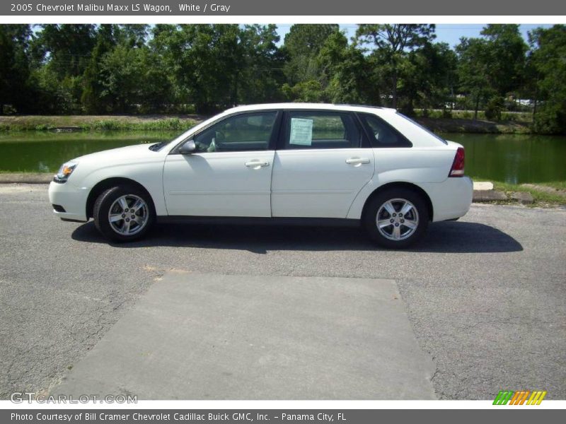 White / Gray 2005 Chevrolet Malibu Maxx LS Wagon