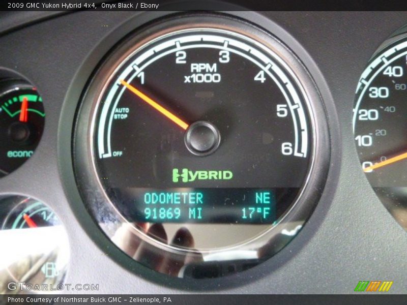 Onyx Black / Ebony 2009 GMC Yukon Hybrid 4x4