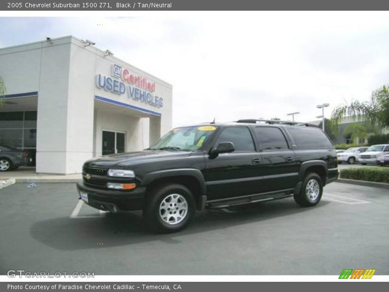 Black / Tan/Neutral 2005 Chevrolet Suburban 1500 Z71