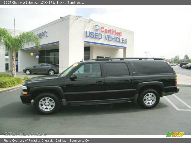 Black / Tan/Neutral 2005 Chevrolet Suburban 1500 Z71