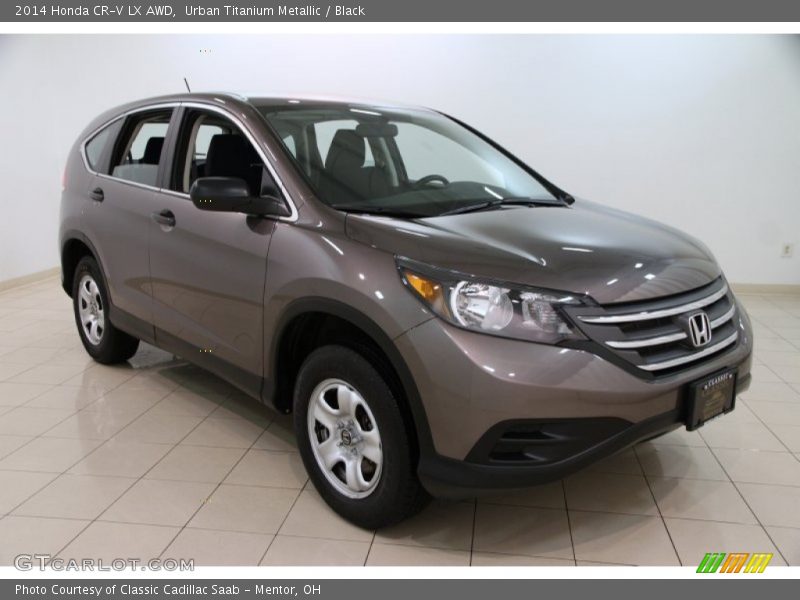 Urban Titanium Metallic / Black 2014 Honda CR-V LX AWD