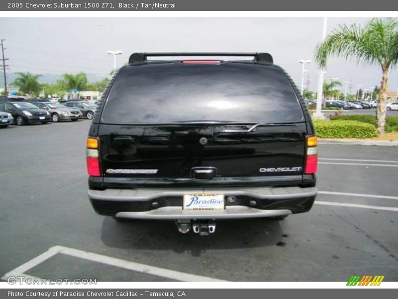 Black / Tan/Neutral 2005 Chevrolet Suburban 1500 Z71