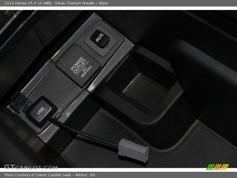 Urban Titanium Metallic / Black 2014 Honda CR-V LX AWD