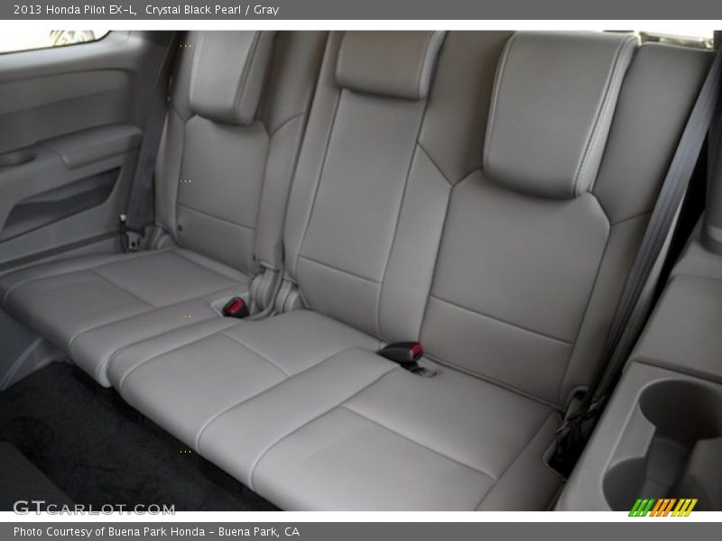 Crystal Black Pearl / Gray 2013 Honda Pilot EX-L