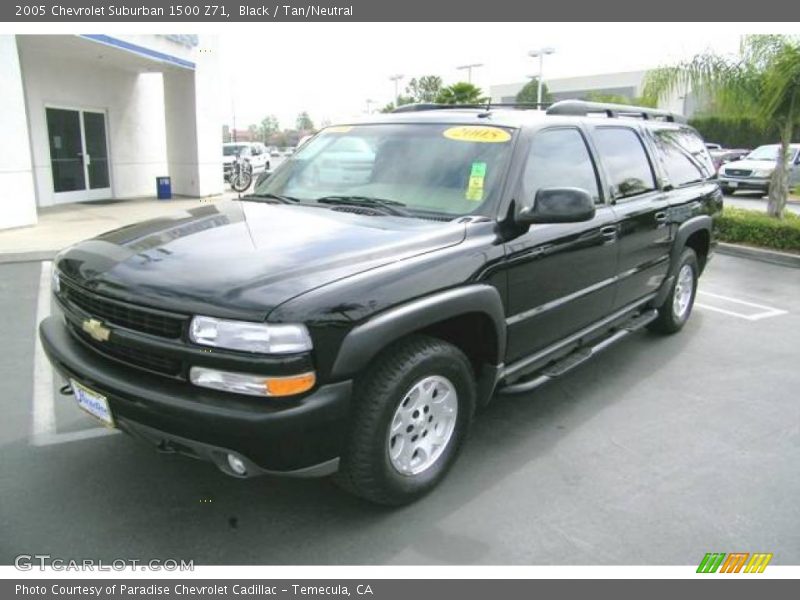Black / Tan/Neutral 2005 Chevrolet Suburban 1500 Z71