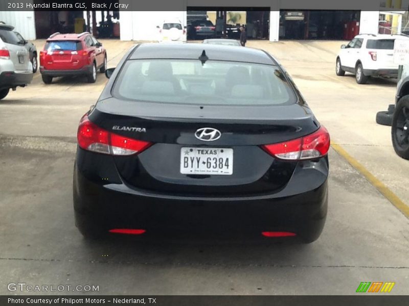 Black / Gray 2013 Hyundai Elantra GLS