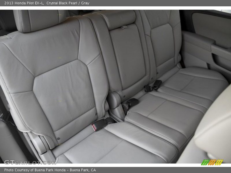 Crystal Black Pearl / Gray 2013 Honda Pilot EX-L