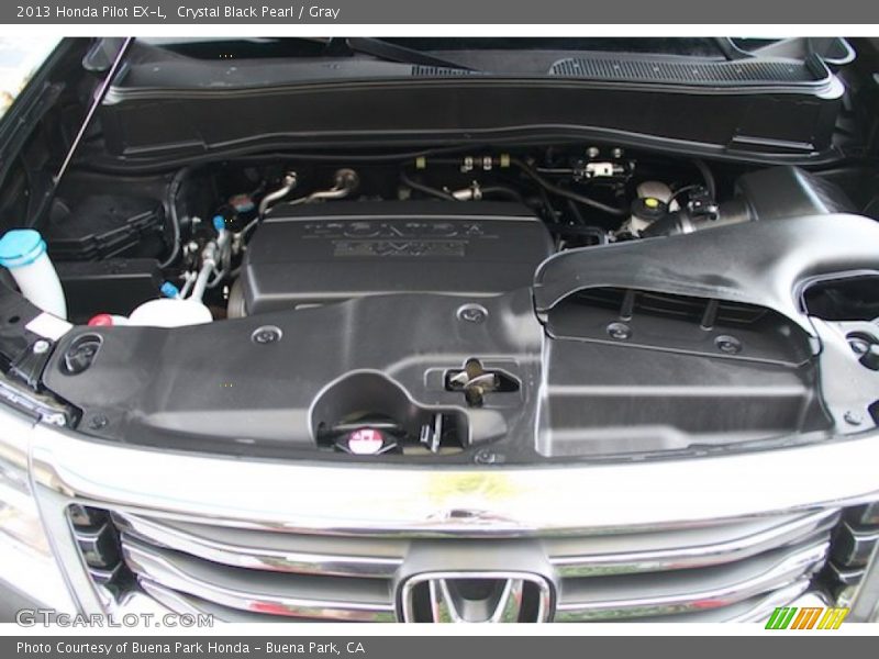 Crystal Black Pearl / Gray 2013 Honda Pilot EX-L