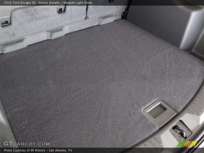 Sunset Metallic / Medium Light Stone 2015 Ford Escape SE