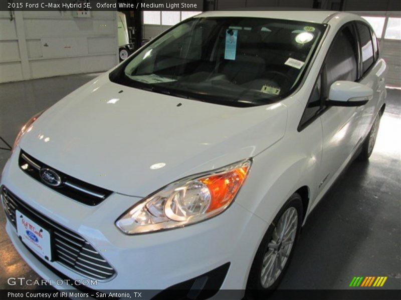 Oxford White / Medium Light Stone 2015 Ford C-Max Hybrid SE