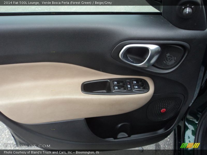 Verde Bosca Perla (Forest Green) / Beige/Grey 2014 Fiat 500L Lounge